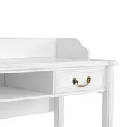 ESCRIVANINHA 2 GAVETAS 1,20 M X 50 CM REGENCE - BRANCO PROVENCE - Foto 8