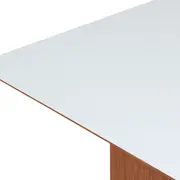 MESA DE JANTAR 1,30 M X 90 CM ECKE - FREIJÓ/BRANCO - Foto 6