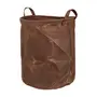 CESTO PARA ROUPA HIGH LOW NA - CASTANHO/WHISKY - Foto 2