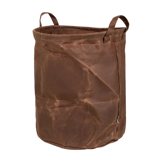 CESTO PARA ROUPA HIGH LOW NA - CASTANHO/WHISKY - Foto 2