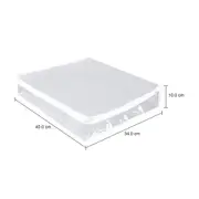 CAPA PARA MALHAS PROTECTION - INCOLOR/BRANCO - Foto 5