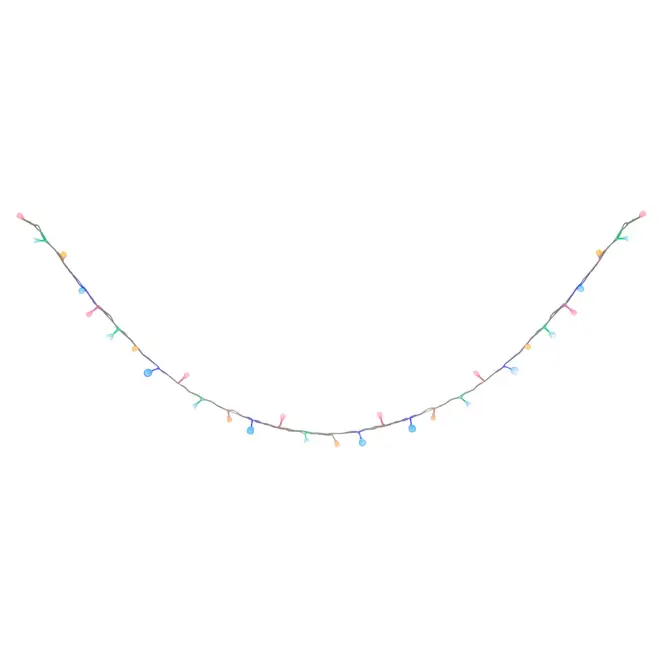 CORDÃO LUMINOSO 100 LEDS 8 FUNÇÕES 127V - MULTICOR - Foto 1