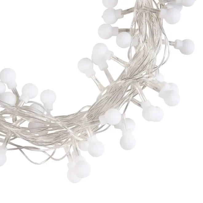 CORDÃO LUMINOSO 100 LEDS 8 FUNÇÕES 127V - MULTICOR - Foto 3