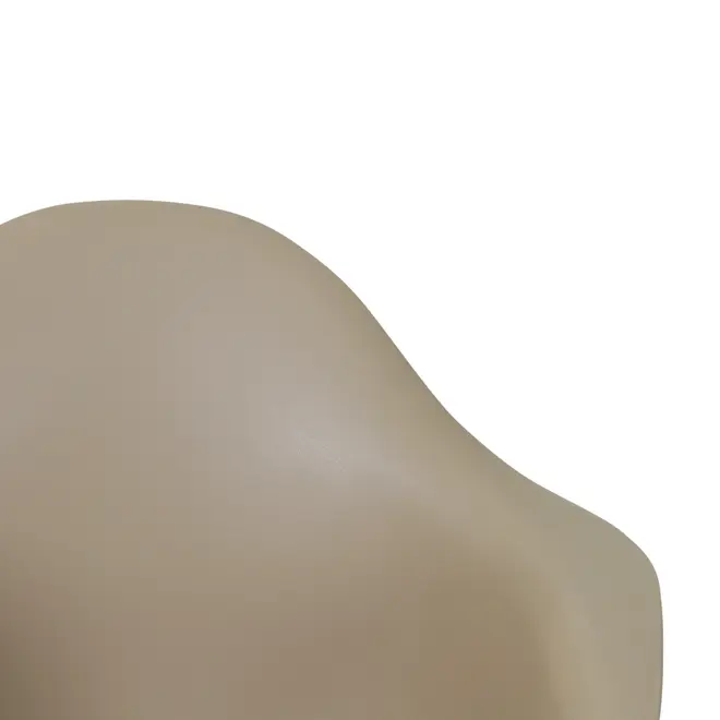 CADEIRA COM BRAÇOS EASY WOOD - FAIA BEGE - Foto 5