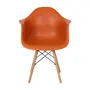 CADEIRA COM BRAÇOS EASY WOOD - FAIA/TERRACOTA - Foto 2