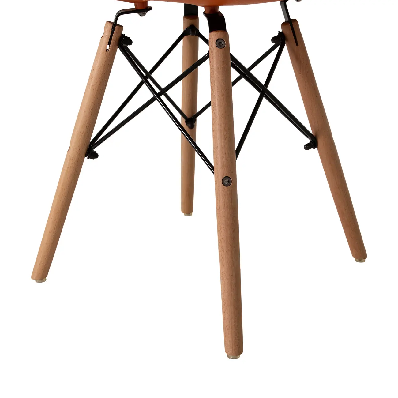 CADEIRA COM BRAÇOS EASY WOOD - FAIA/TERRACOTA - Foto 6