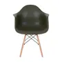 CADEIRA COM BRAÇOS EASY WOOD - FAIA/MUSGO - Foto 2