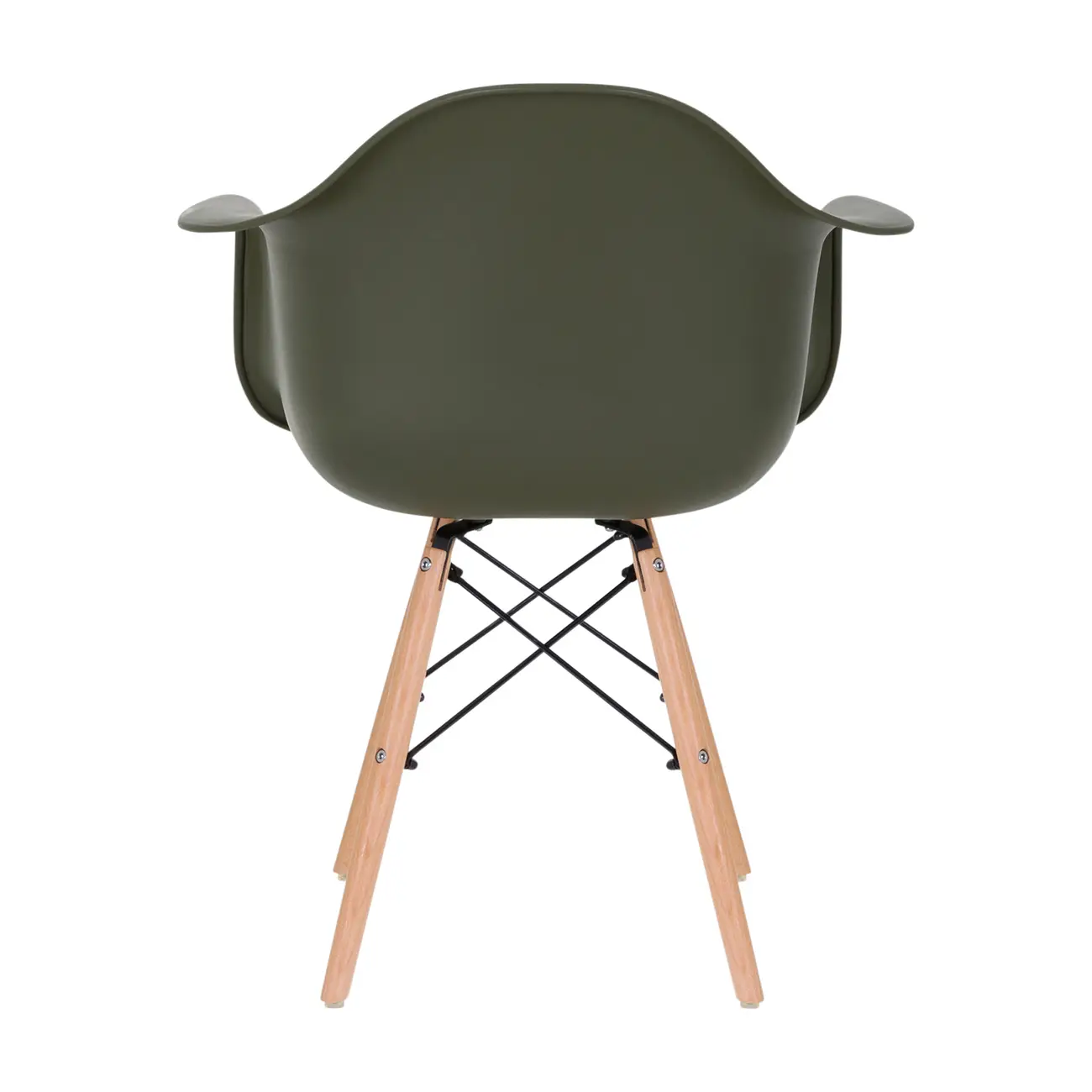 CADEIRA COM BRAÇOS EASY WOOD - FAIA/MUSGO - Foto 4
