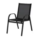 PRETO/PRETO - CADEIRA COM BRAÇOS SUN