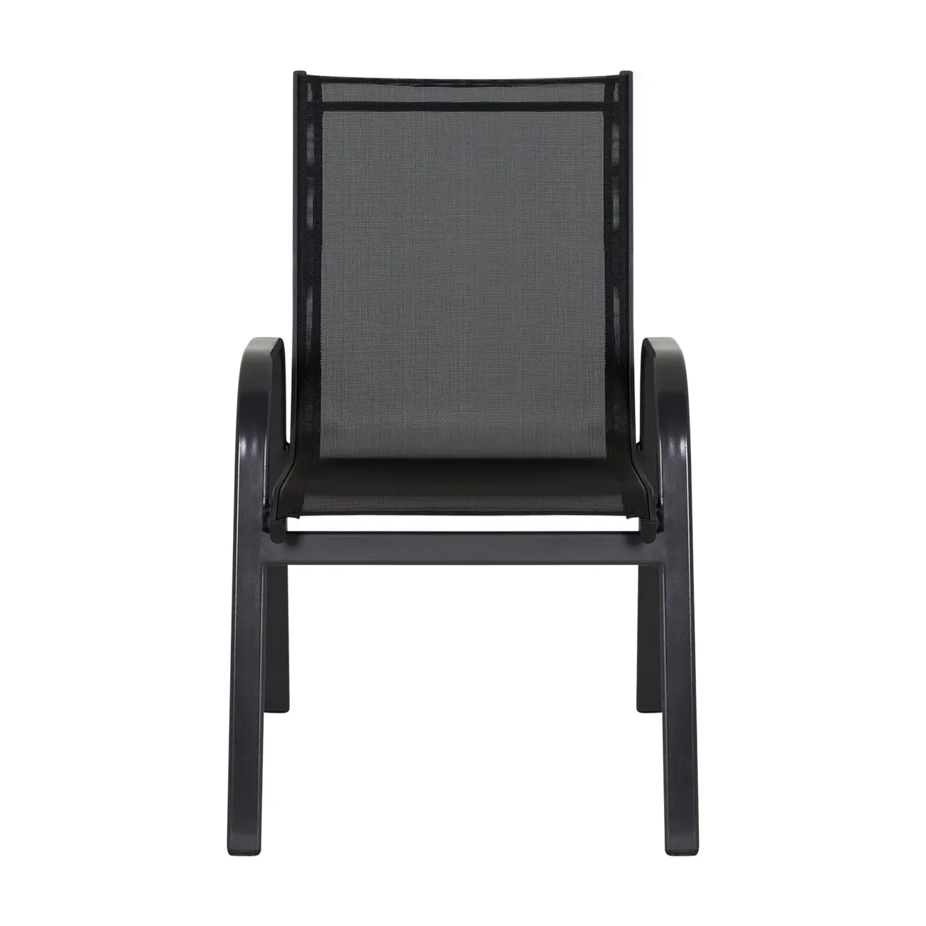 CADEIRA COM BRAÇOS SUN - PRETO/PRETO - Foto 2
