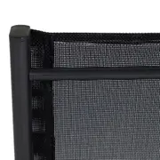 CADEIRA COM BRAÇOS SUN - PRETO/PRETO - Foto 6