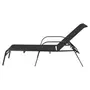 CHAISE LONGUE SUN - PRETO/PRETO - Foto 3