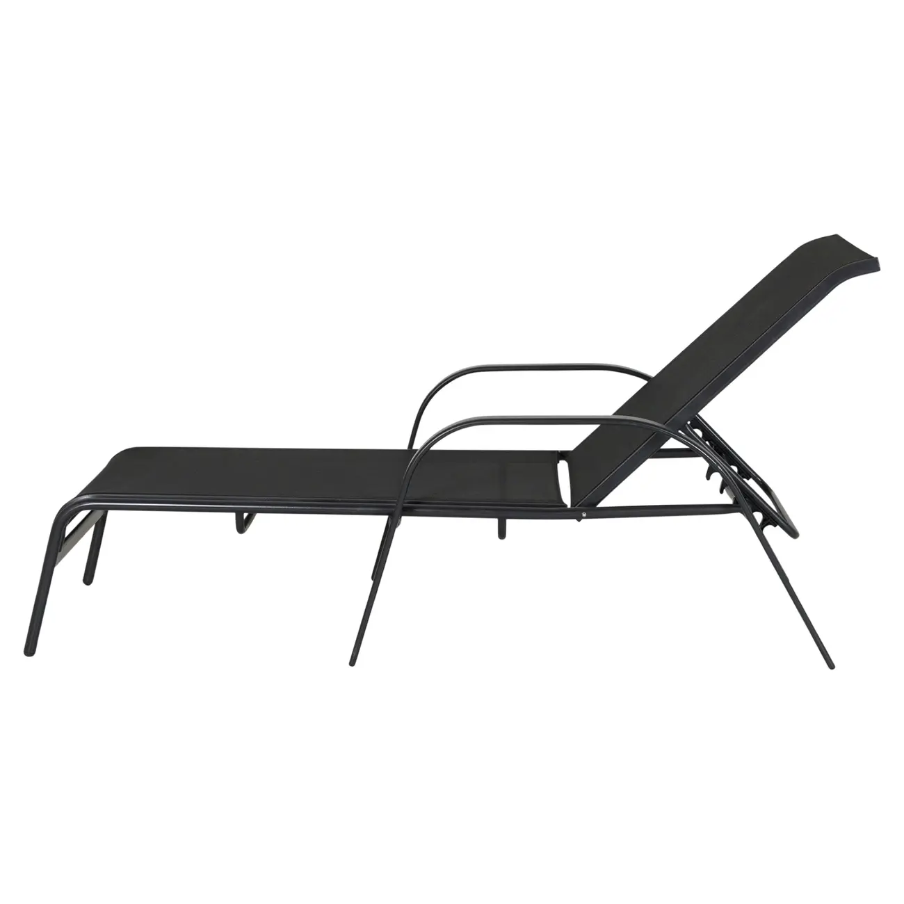 CHAISE LONGUE SUN - PRETO/PRETO - Foto 3