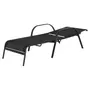 CHAISE LONGUE SUN - PRETO/PRETO - Foto 5