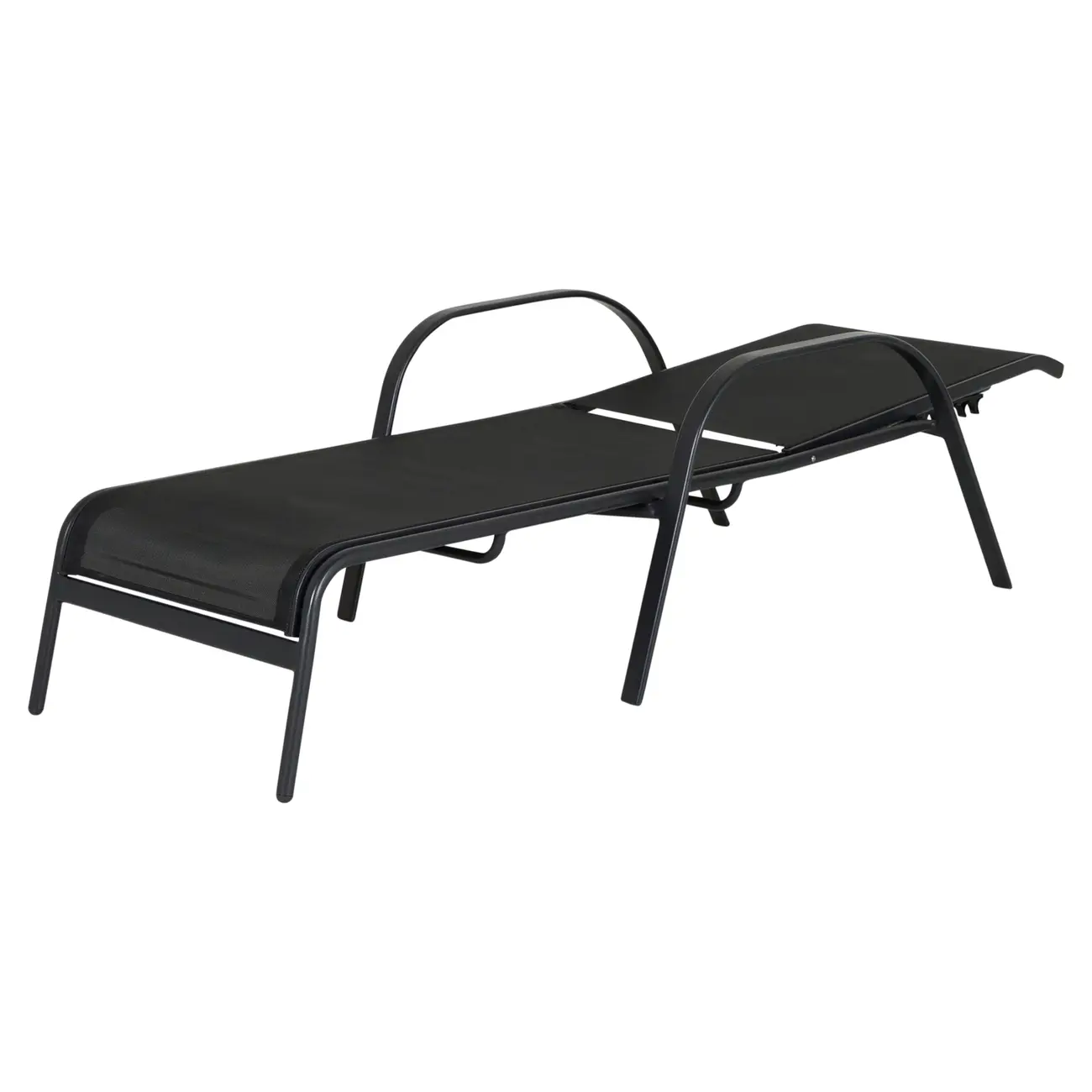 CHAISE LONGUE SUN - PRETO/PRETO - Foto 5