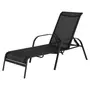 CHAISE LONGUE SUN - PRETO/PRETO - Foto 6