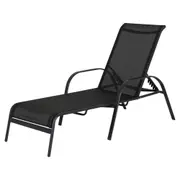 CHAISE LONGUE SUN - PRETO/PRETO - Foto 6