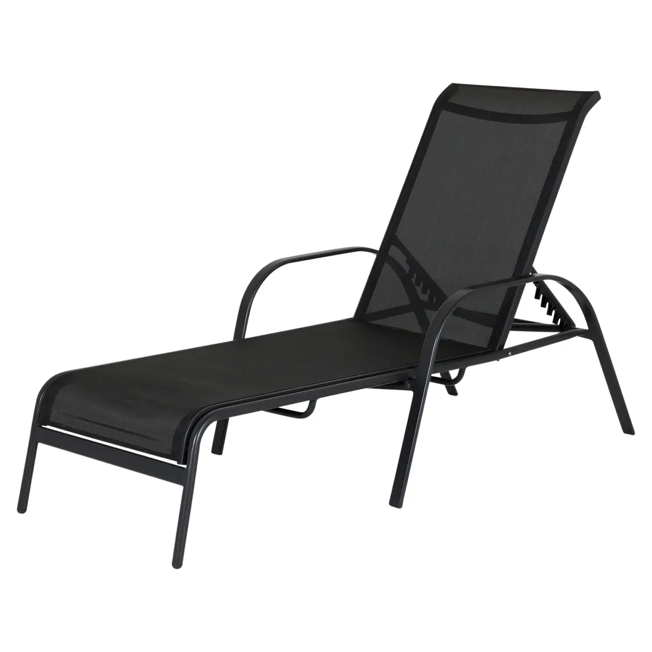 CHAISE LONGUE SUN - PRETO/PRETO - Foto 6