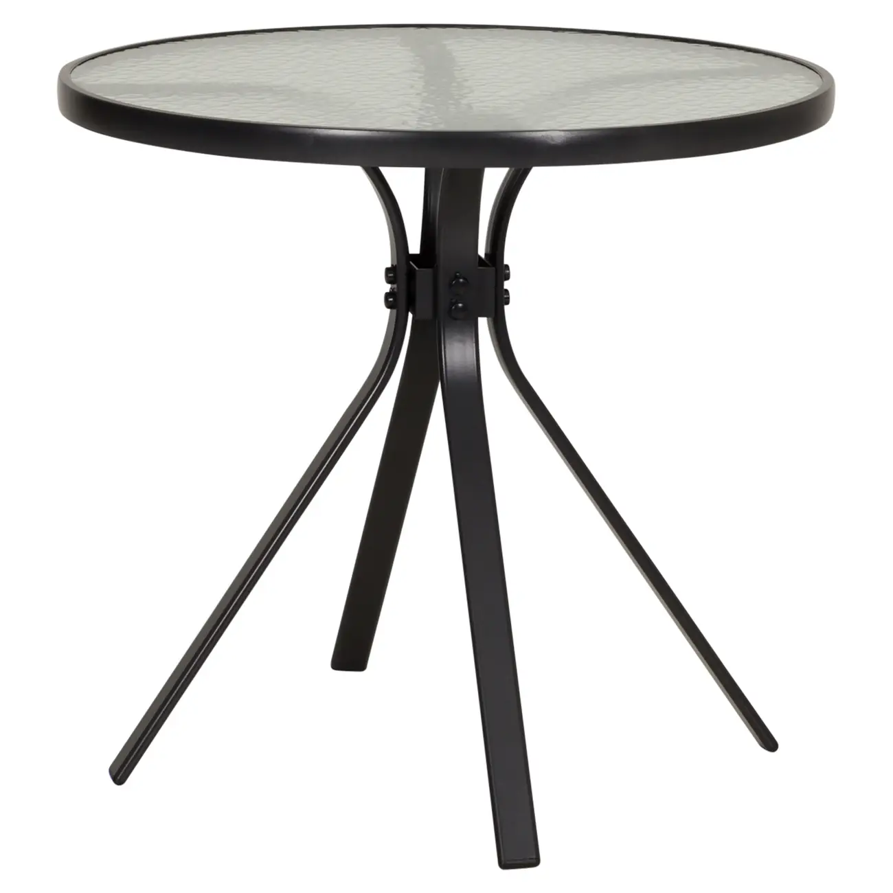 MESA REDONDA 77 CM SUN - PRETO/INCOLOR - Foto 2