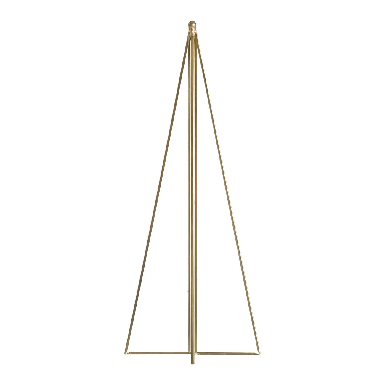 ADORNO ÁRVORE 30 CM NATAL ASTRAL - OURO/INCOLOR - Foto 3