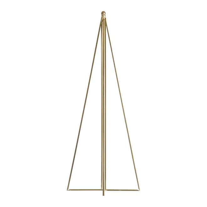 ADORNO ÁRVORE 30 CM NATAL ASTRAL - OURO/INCOLOR - Foto 3