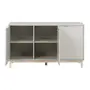 BUFFET 3 PORTAS 1,35 M X 38 CM SNAB - FLANDRES/NATURAL WASHED - Foto 3