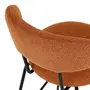 BANCO ALTO DISCUS - PRETO/CASCA DE URUCUM - Foto 8