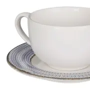 XÍCARA CHÁ 170 ML SALINA I - BRANCO/AZUL - Foto 5