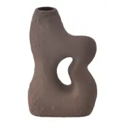 VASO DECORATIVO 20 CM SHIMO - MARROM/MANJERICÃO - Foto 1
