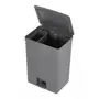 LIXEIRA COM PEDAL 46 L E CESTO INTERNO 4 L TRIUM - KONKRET - Foto 6