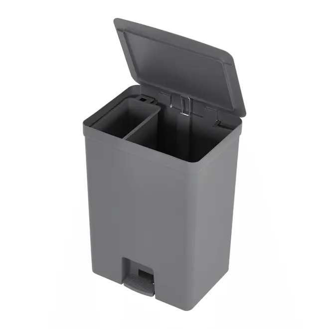 LIXEIRA COM PEDAL 46 L E CESTO INTERNO 4 L TRIUM - KONKRET - Foto 6