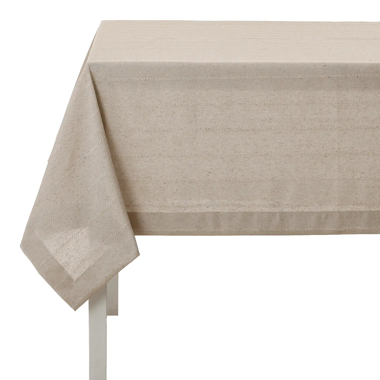 TOALHA DE MESA 1,80 M X 3,20 M SACAS - NATURAL - Foto 3