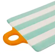 TÁBUA PARA SERVIR 32 CM X 15 CM CIRCUS - BRANCO/SORBET DE MENTA - Foto 9