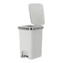 LIXEIRA COM PEDAL 15 L DAY USE - BRANCO/INOX - Foto 3