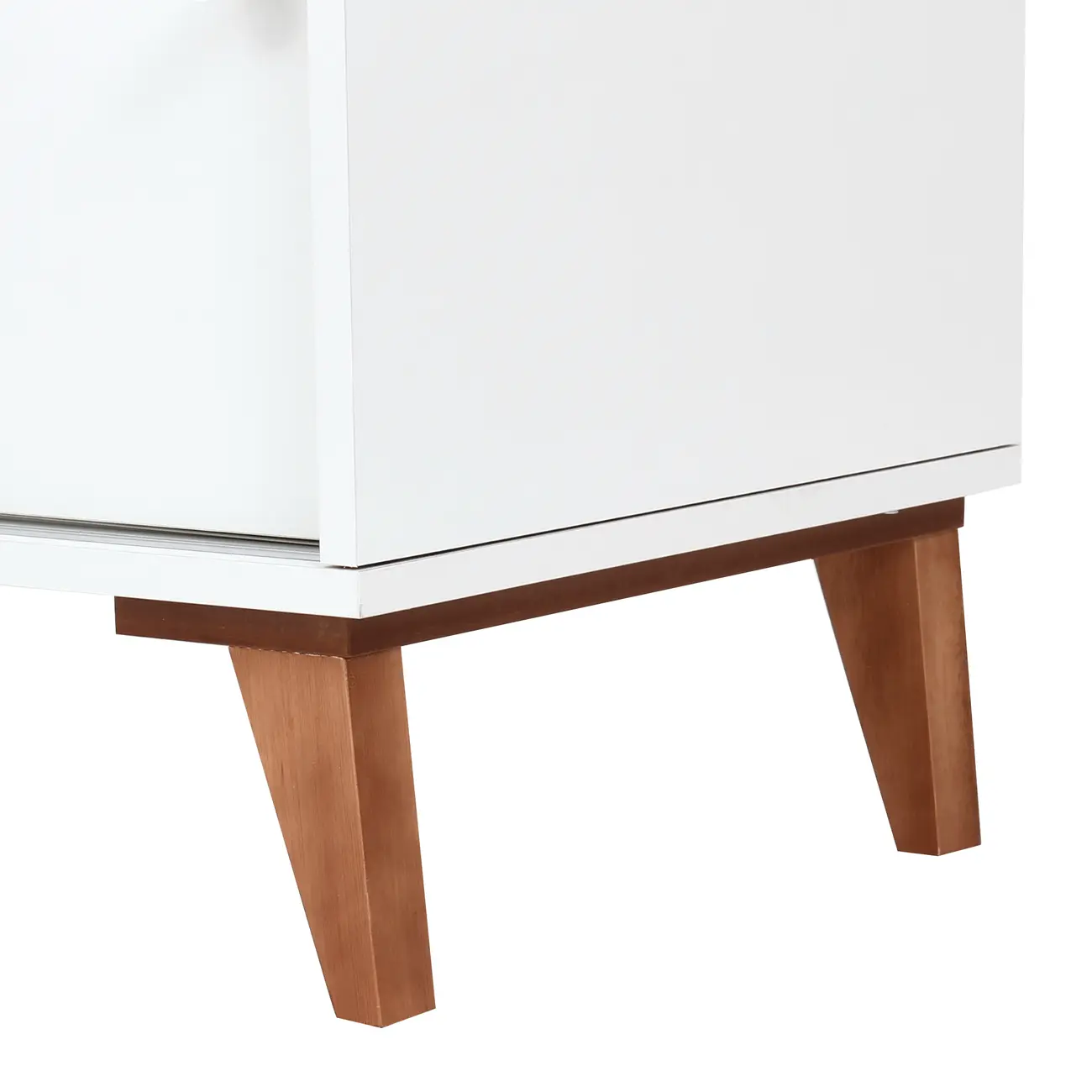BALCÃO 2 PORTAS DE CORRER 1,20 M X 60 CM LIN - BRANCO/NOZES - Foto 13