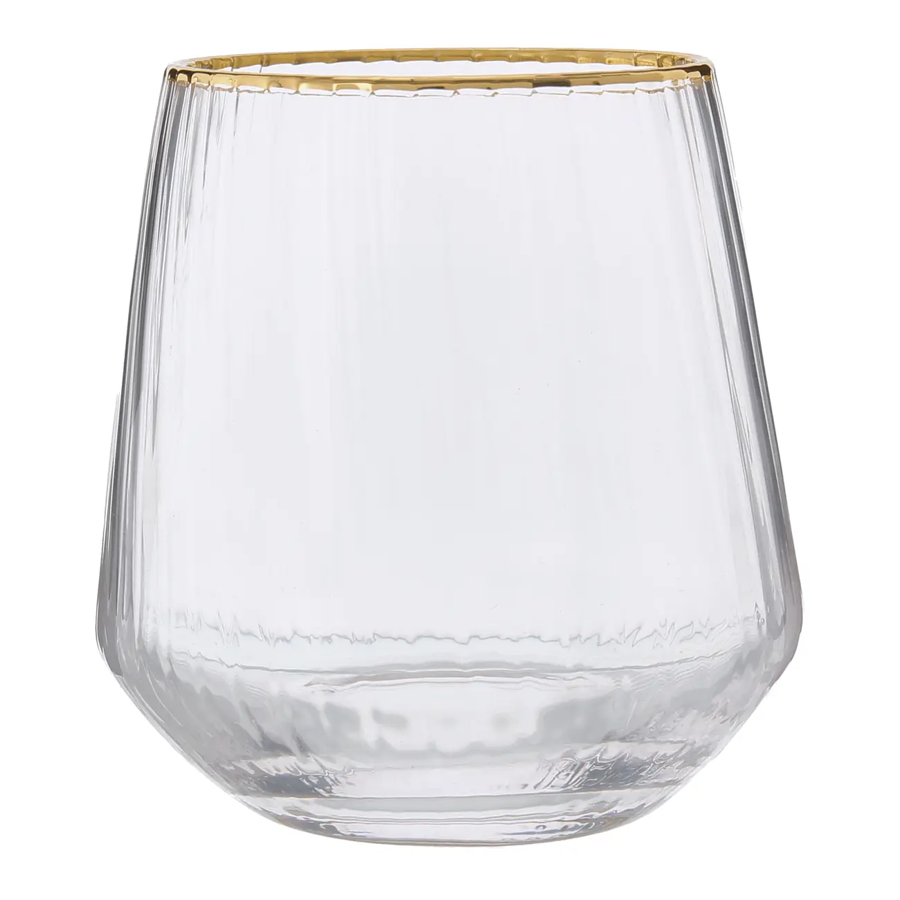 COPO ON THE ROCKS 330 ML RUTILO DOURADO - INCOLOR/DOURADO - Foto 1
