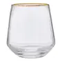 COPO ON THE ROCKS 330 ML RUTILO DOURADO - INCOLOR/DOURADO - Foto 1