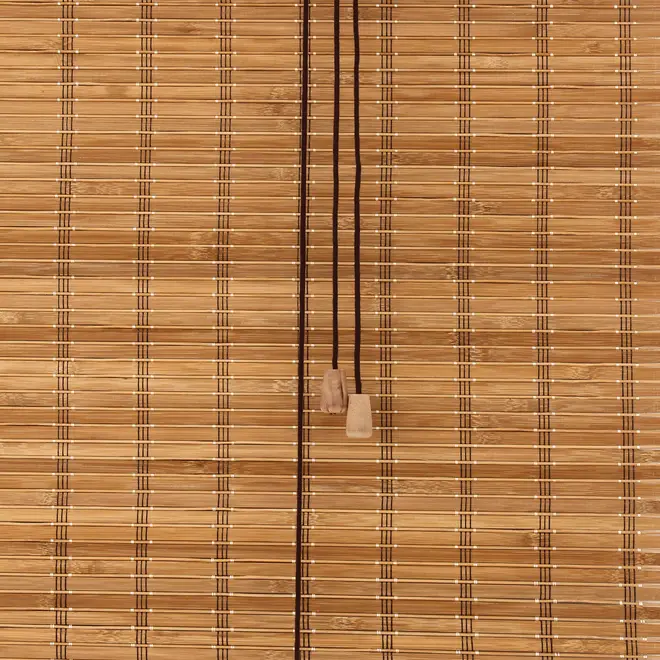 PERSIANA ROLL COM BANDÔ 1 M X 2,20 M SOMBRAMBU - ENCERADO CASTANHO/MARROM - Foto 6