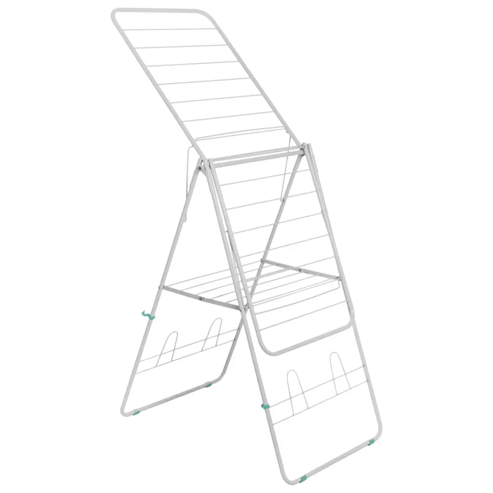 VARAL DE CHÃO DOBRÁVEL 1,41 M X 60 CM WIPE - BRANCO/MENTA - Foto 5