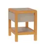 MESA DE CABECEIRA 1 GAVETA KANT - CAMELO/AMÊNDOA - Foto 11