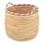 CESTO 39 CM X 35 CM PIRANGY - FIBRA CLARA/CANELA DO CEILÃO - Foto 3