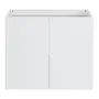 ARMÁRIO DE COZINHA INFERIOR 80 CM 2 PORTAS PRÁTICA - BRANCO - Foto 1