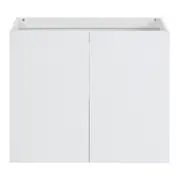 ARMÁRIO DE COZINHA INFERIOR 80 CM 2 PORTAS PRÁTICA - BRANCO - Foto 1