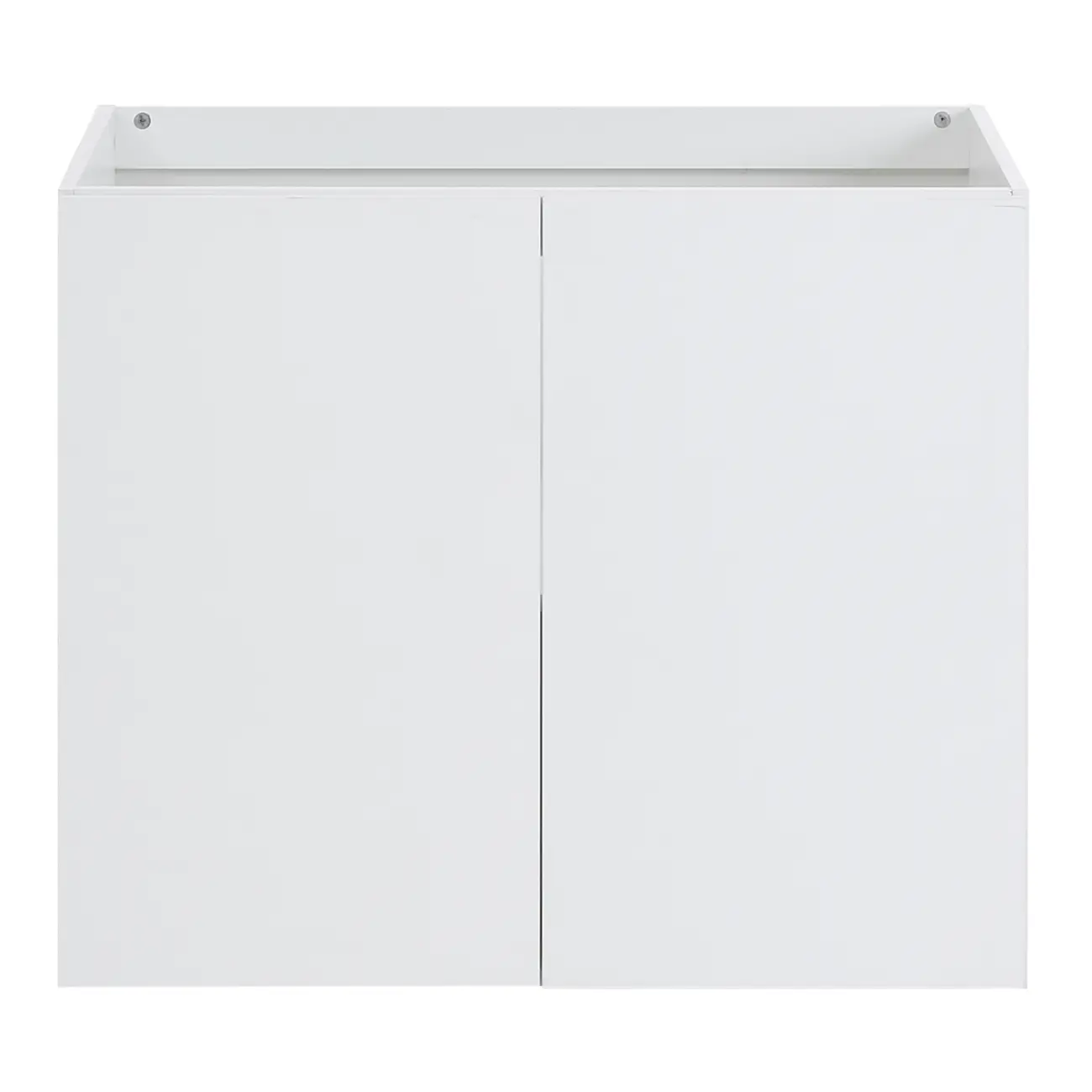 ARMÁRIO DE COZINHA INFERIOR 80 CM 2 PORTAS PRÁTICA - BRANCO - Foto 1