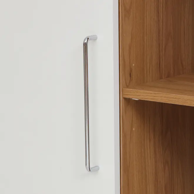 ARMÁRIO PARA ESCRITÓRIO ALTO 1 PORTA BOSS - OAK TAMMI/BRANCO - Foto 11