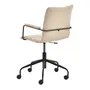 CADEIRA HOME OFFICE FENIKS - BEGE/PRETO - Foto 4