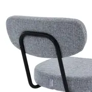 CADEIRA HOME OFFICE MIER - PRETO/CINZA - Foto 6