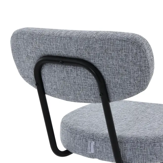CADEIRA HOME OFFICE MIER - PRETO/CINZA - Foto 6
