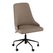 CADEIRA HOME OFFICE DANDY - PRETO/CAMELO - Foto 28