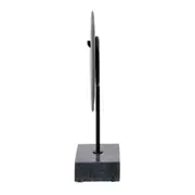 ADORNO MESA 33 CM GEOMARBLE - PRETO/CINZA - Foto 3